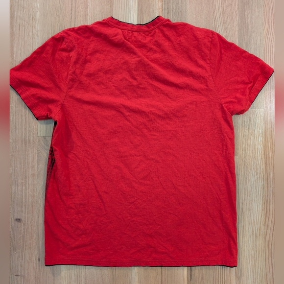 Guess Los Angeles Men's Red T-shirt Slim Fit XXL - Picture 5 of 7